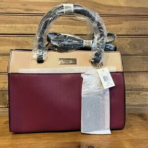 Trina Turk Women’s Handbag Crossbody Wine Tan Credit Card Holder NWT